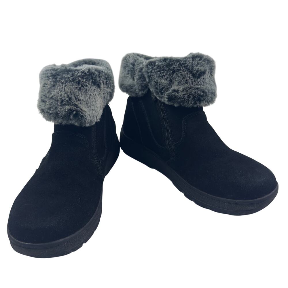 Khombu Jessica Suede Leather Memory Foam Water-Repellent Boots Women's Size 8